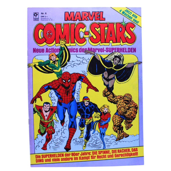 Marvel Comic-Stars Nr. 6 (1981) Condor Verlag | Das Ding, Hulk, Spider-Man & X-Men | Hoppla Stuff